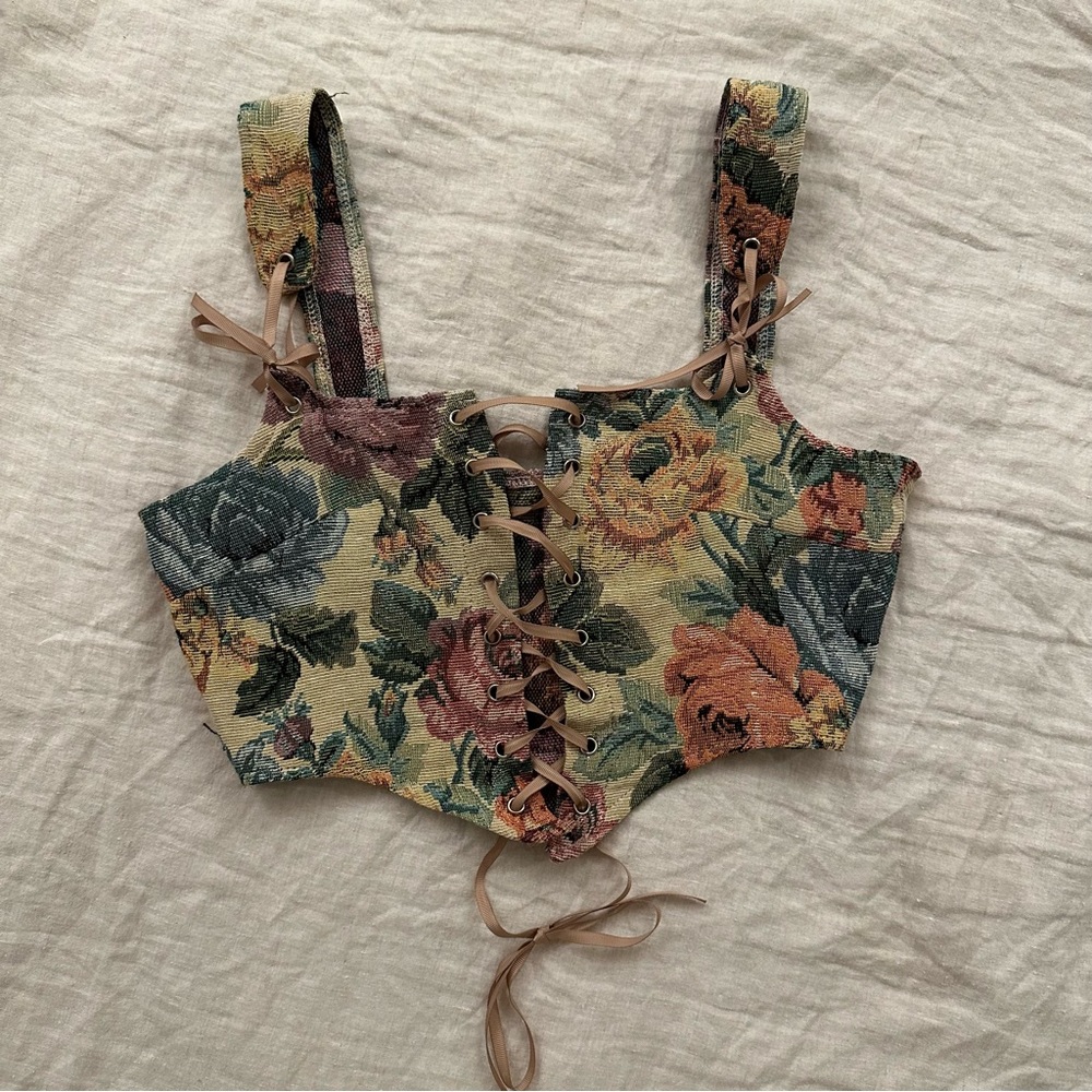 Cropped Bustier Top